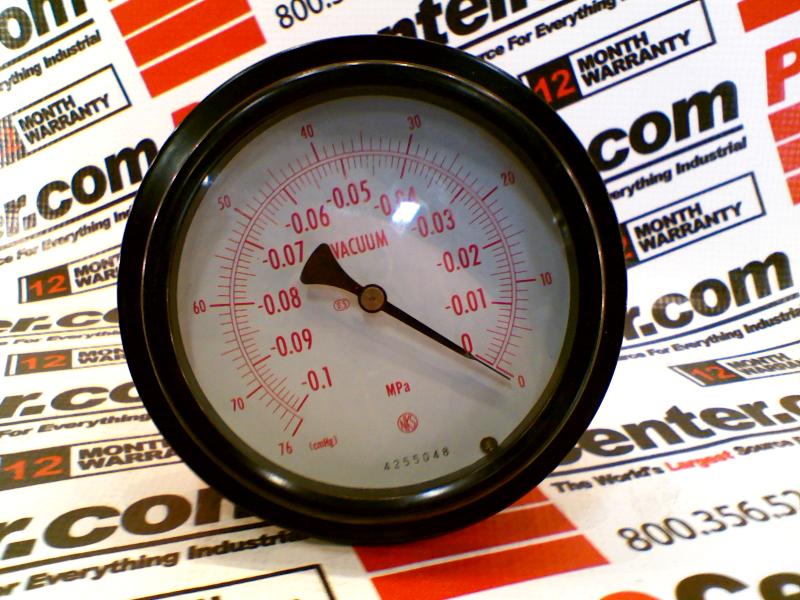 VACUUM PRESSURE GAUGE -0.1MPA-0 ALT UNIT CMHG