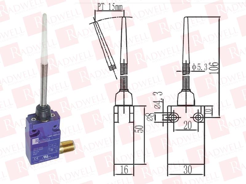 RADWELL VERIFIED SUBSTITUTE XCMD2507M12-SUB
