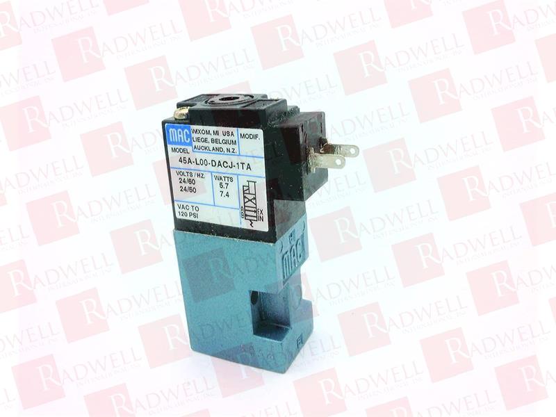 MAC VALVES INC 45A-L00-DACJ-1TA9