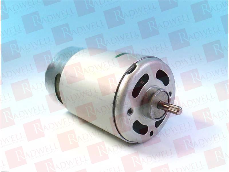 MOTOR, 12 V DC, 5100 RPM, WRAP-AROUND SHIELD, FRONT MOUNT, 9 - 15 VDC, NOTCHED SHAFT