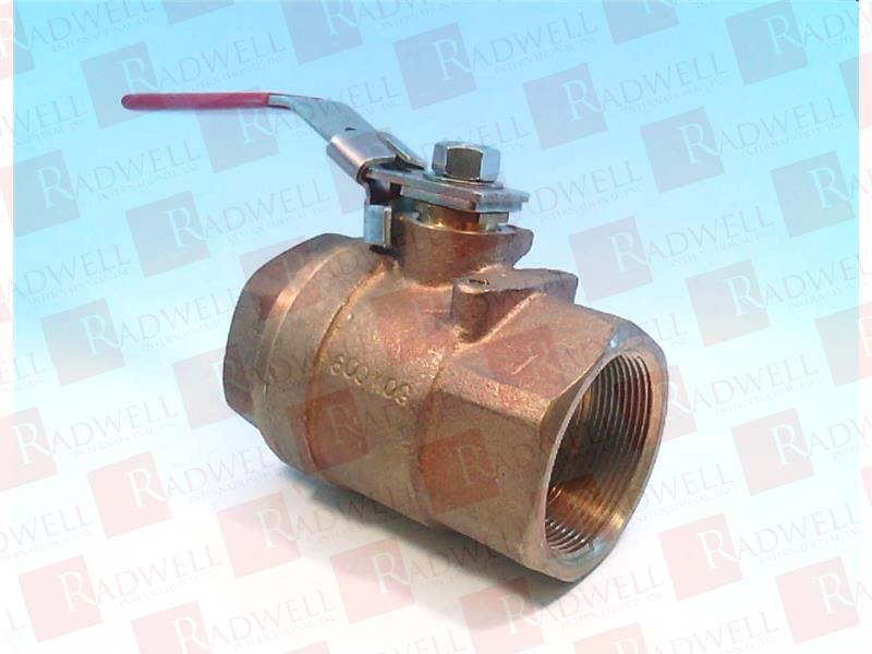  , BALL VALVE, BRONZE, HEAVY DUTY, 2PC CONSTRUCTION, 2IN NPT, 600PSI WOG