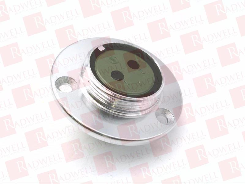 CONNECTOR, FLANGED, FEMALE, 2-PIN, 10A, 250V