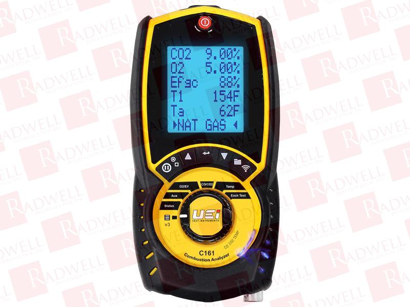 RESIDENTIAL COMBUSTION ANALYZER FOR GAS & OIL-FIRED APPLIANCES, BACKED BY UP TO 10-YEAR WARRANTY WITH ANNUAL RECERTIFICATION, UEI SERVICE+ SAME DAY TURNAROUND, FREE RECERTIFICATION SHIPPING, ...