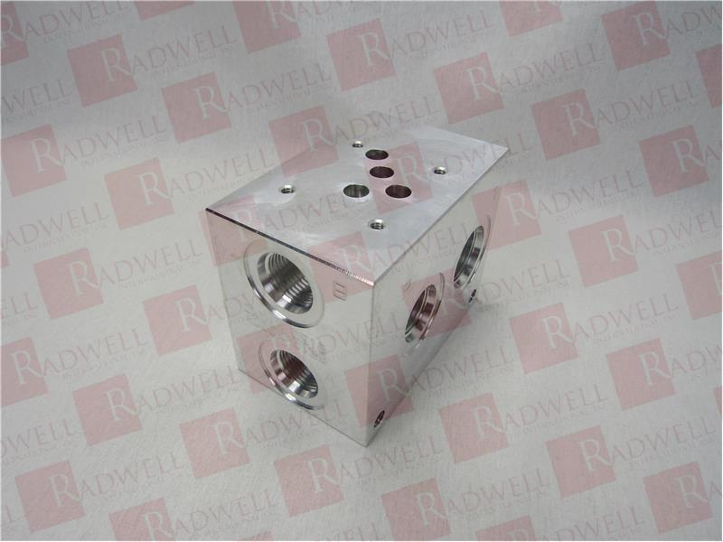 VALVE MANIFOLD, ALUMINUM, PARALLEL CIRCUIT, HIGH FLOW, 1 STATION, VALVE SPACING: 3.25IN (82.6MM), SAE, ISO 11926