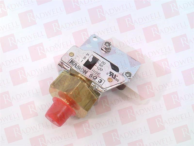 LOW PRESSURE SWITCH, 20-120PSI, 1/4IN BLADES, 125/250VAC AT 10A, 30VDC AT 5A, SPDT, 1/8IN NPT MALE BRASS