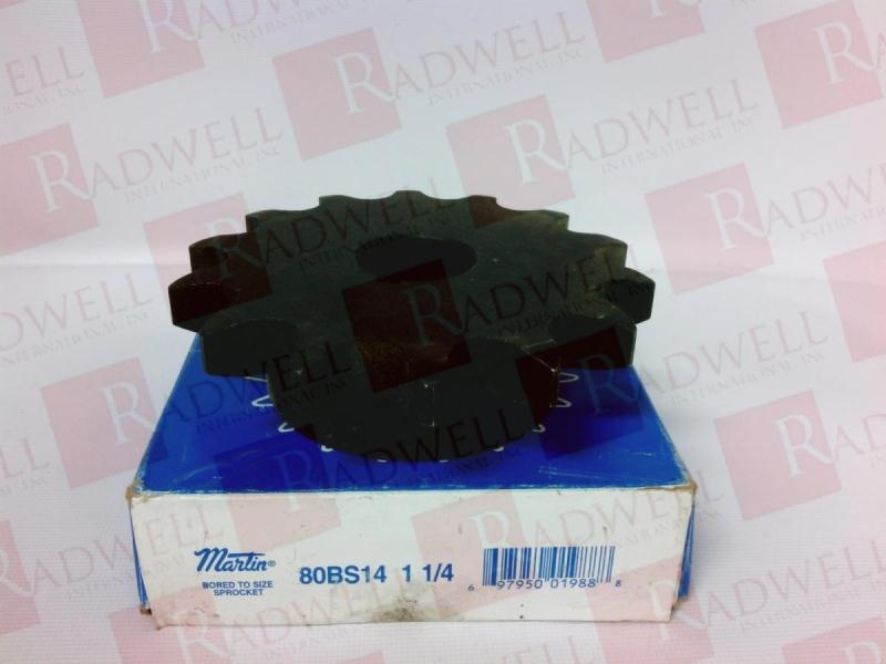 MARTIN SPROCKET & GEAR INC 80BS14 1 1/4