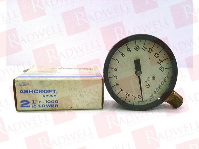 ASHCROFT 25-W-1000-H-02L-15