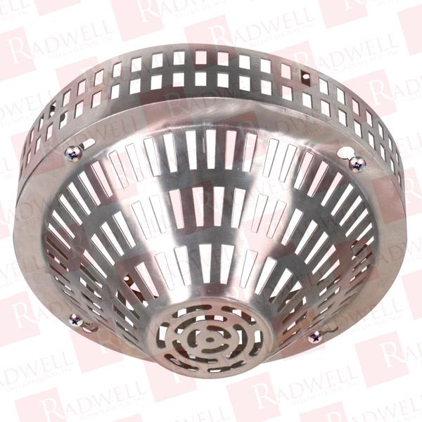 SMOKE DETECTOR DAMAGE STOPPER W/CONDUIT SPACER - STAINLESS STEEL
