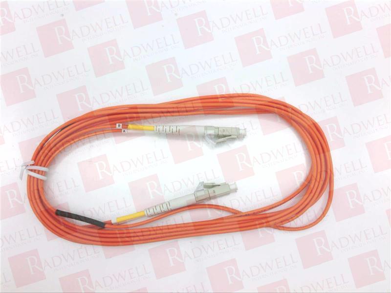 FIBER OPTIC PATCH CORD, 625/125 DUPLEX OFNR LC TO LC, 3M