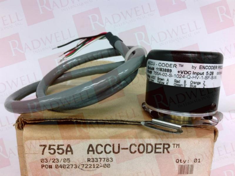 ENCODER PRODUCTS 755A-02-S-1024-Q-HV-1-SF-S-N
