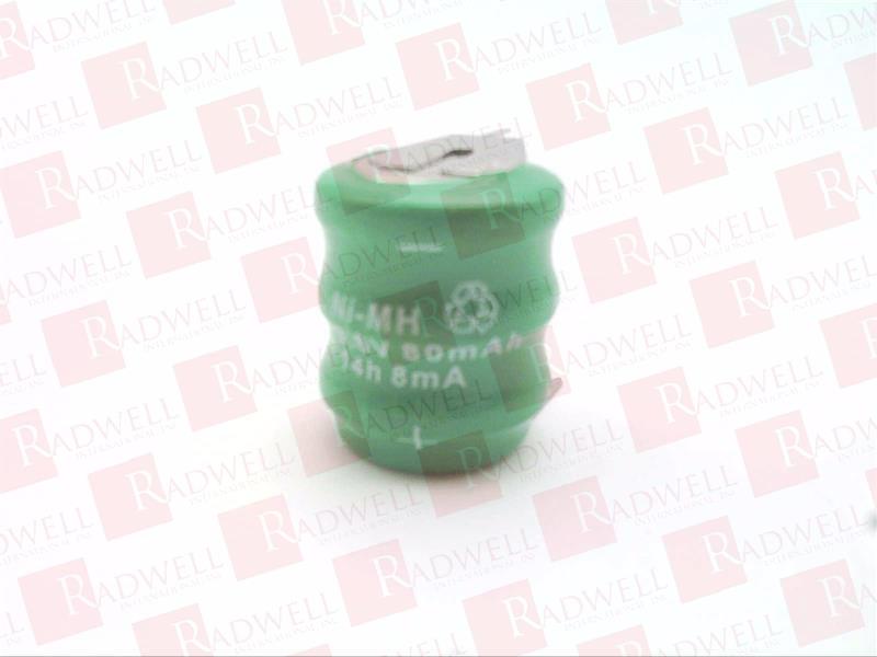 BATTERY, NIMH, 3.6 V, 80 MAH, 3 PINS, 2 PIN POSITIVE