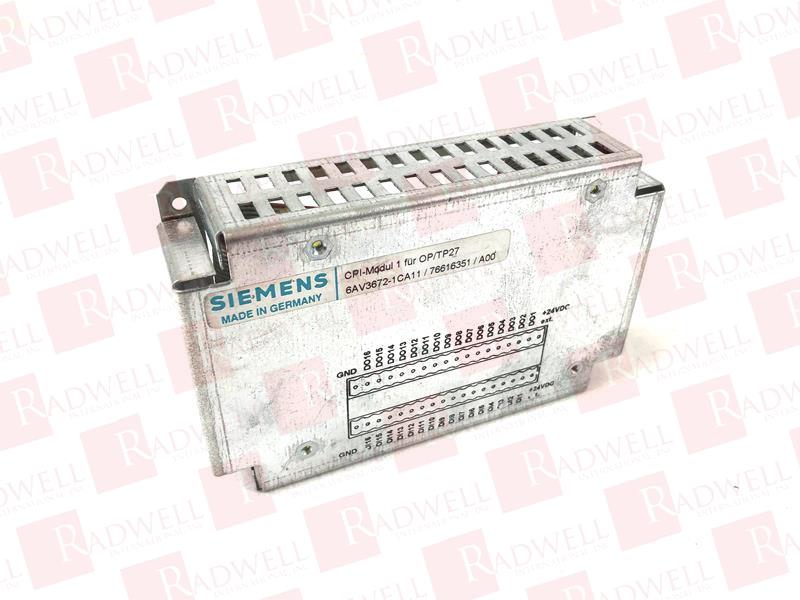 SIEMENS 6AV3672-1CA11