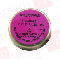 BATTERY, LITHIUM, 3.6V, 2450, COIN CELL, 550MAH, TERMINALS THROUGH HOLE, EXTERNAL DIAMETER:24MM, EXTERNAL HEIGHT:5.6MM