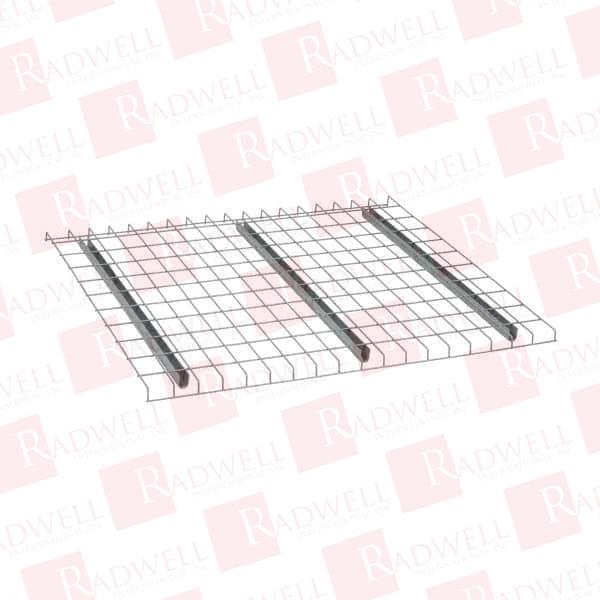 46" WIDE, 1-1/2" HIGH, OPEN SHELVING WELDED WIRE DECKING STEEL, 42" DEEP, USE WITH PALLET RACKS