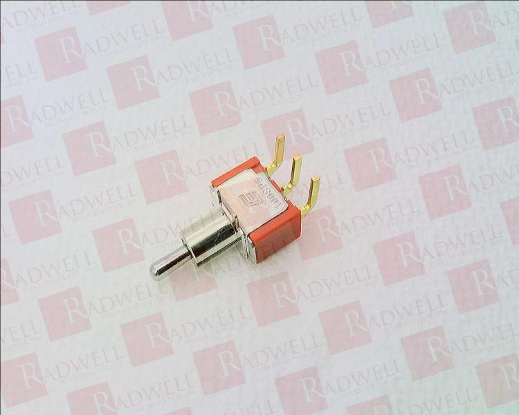 TOGGLE SWITCH, SPDT, 0.4VA, 20V, SOLDER; SWITCH OPERATION:ON-OFF-(ON); CONTACT CONFIGURATION:SPDT; ILLUMINATION:NON ILLUMINATED; PRODUCT RANGE:100 SERIES; CONTACT CURRENT MAX:-; SWITCH MOUNT ...