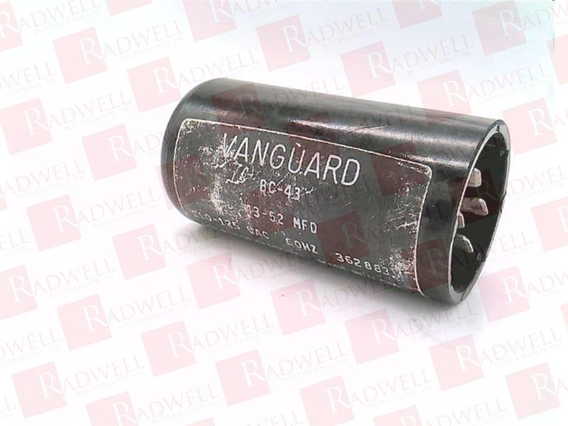 CAPACITOR, 110-125 VAC, 60 HZ