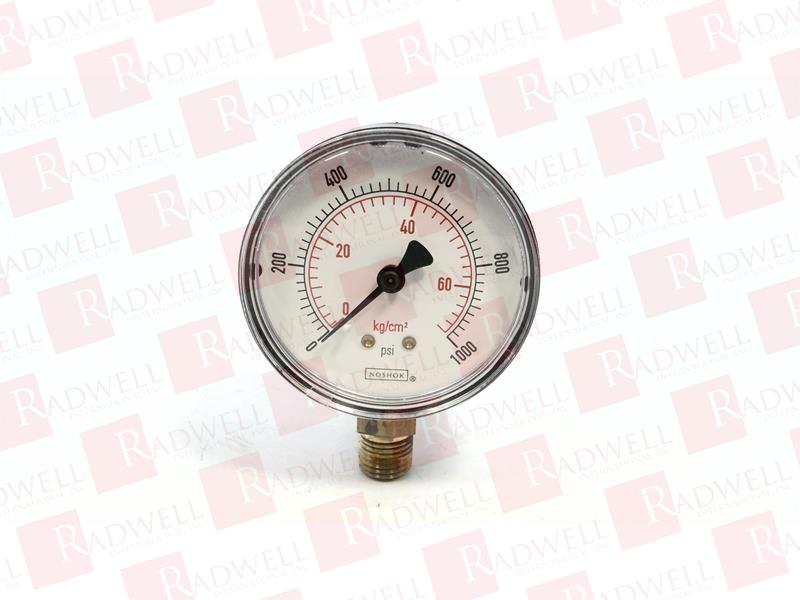 NOSHOK 25-100-1000-PSI/KG/CM2