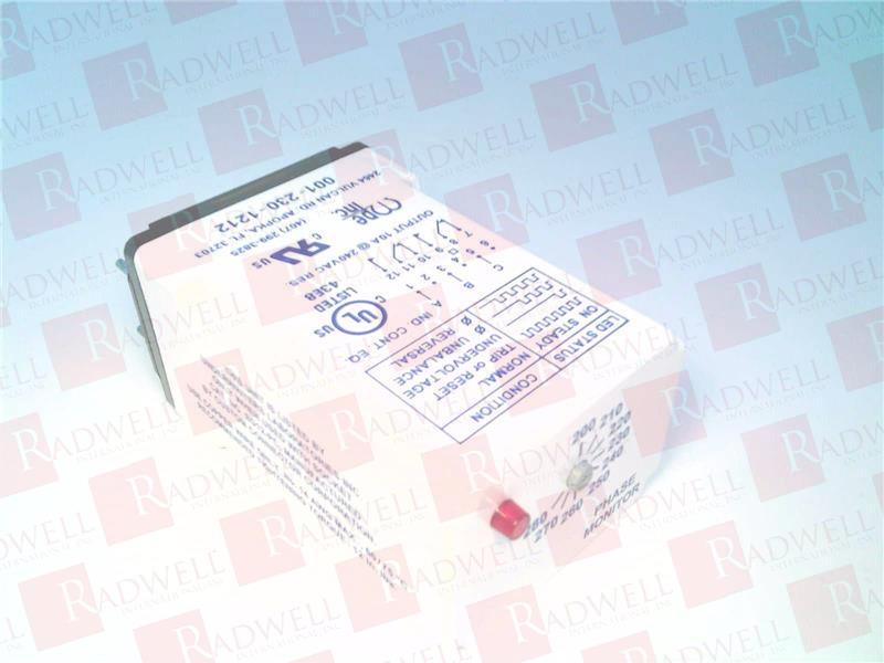 MOTOR PROTECTION ELEC. INC 001-230-1212