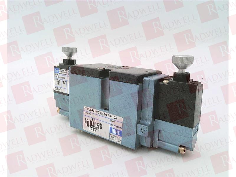 MAC VALVES INC 82A-FA-000-TM-DAAP-3DA