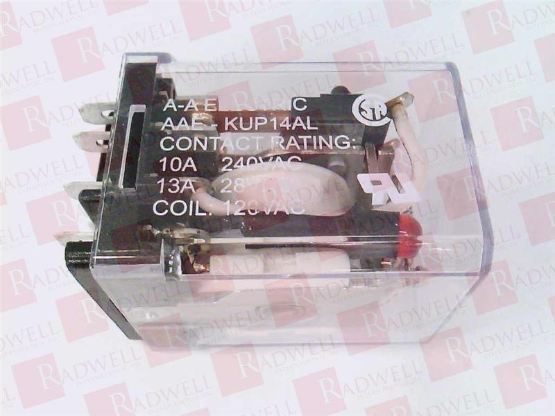 RELAY BLADE, 120 AC COIL, 10A CONTACTS 3 POLE WITH LIGHT