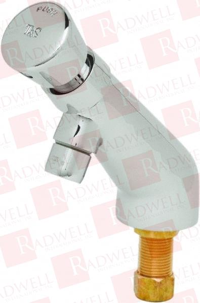 PUSH BUTTON HANDLE, DECK MOUNTED BATHROOM FAUCET ONE HANDLE, NO DRAIN, 6 CAST SPOUT