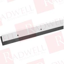 NYLON BRUSH DOOR SWEEP, ALUMINUM ALLOYN, YLON BRUSH, MOISTURE RESISTANT, TEMP. RANGE -70F / 425F, BLACK