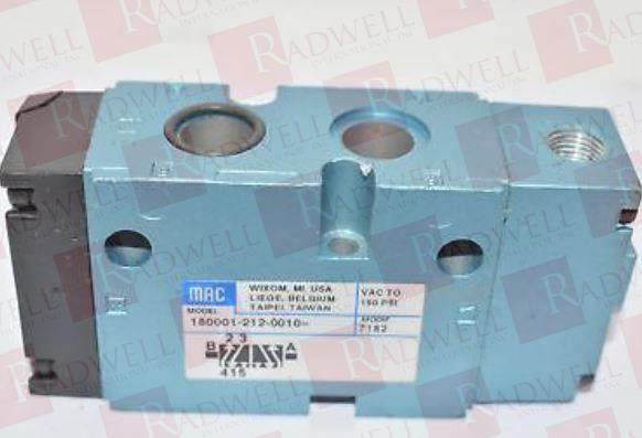 MAC VALVES INC 180001-212-0010