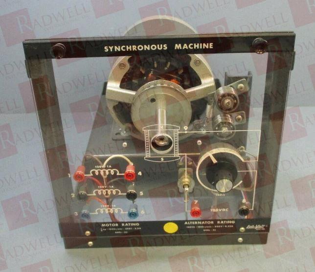 SYNCHRONOUS MACHINE, ¼HP, 1800 R/MIN, 208V, 0.8A, 60HZ