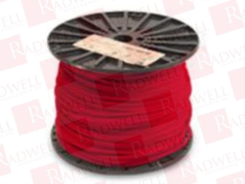 (PRICE/ SP OF 500FT) TYPE MTW WIRE, 16 AWG, 26-STRANDED, BARE COPPER, RED INSULATION, 600V, 500FT SPOOL. ALTERNATE PART ID: 187100603440.
