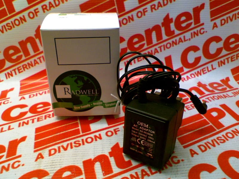 AC POWER SUPPLY ADAPTOR 230VAC 9VDC 50HZ 300MA