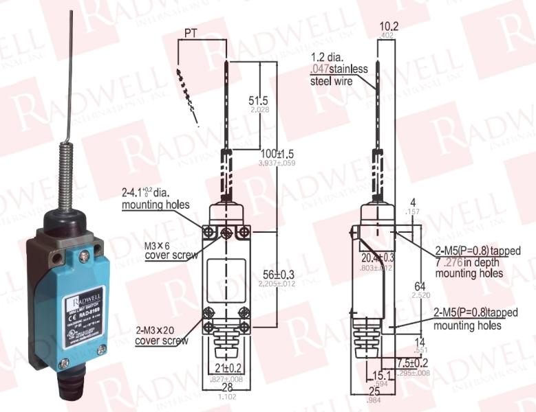 RADWELL VERIFIED SUBSTITUTE XCE106-SUB