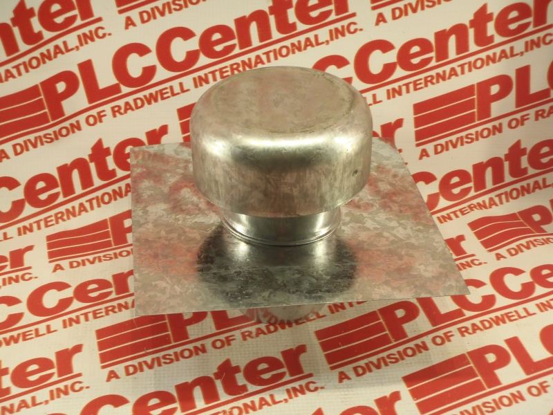 ROOF CAP 3IN GALVANIZED W/SCREEN AND FLANGE