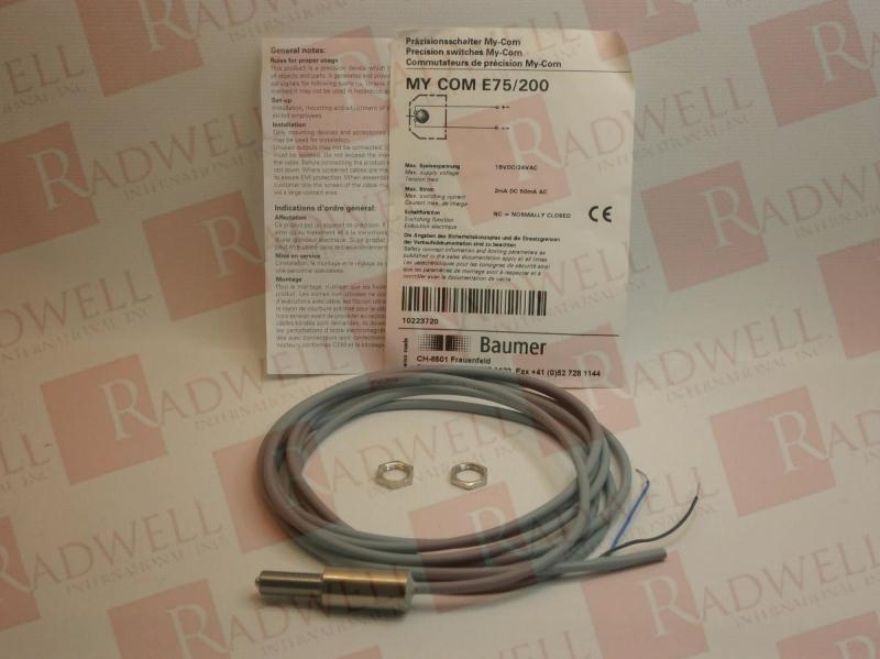 BAUMER ELECTRIC MY COM E75/200