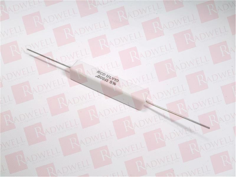 RCD COMPONENTS ULV10-R005-JBW