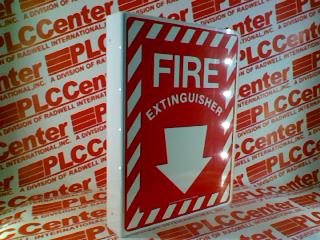 MFXGGL33
FIRE EXTINGUISHER SIGN 12X9IN
FACTORY WARRANTY MAY NOT APPLY.    