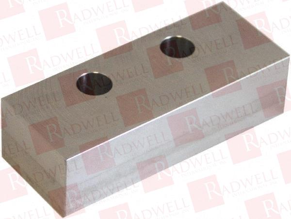 5 INCH WIDE X 1 INCH HIGH X 1.92 INCH THICK, FLAT/NO STEP VISE JAW SOFT, ALUMINUM, MANUAL JAW, COMPATIBLE WITH V552M/V562M VISES