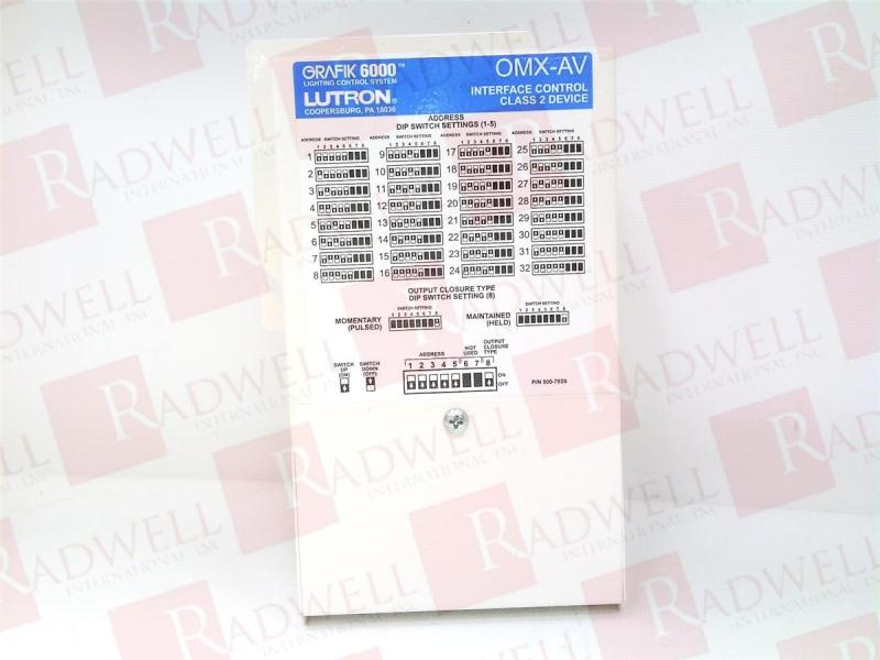 LUTRON OMX-AV-NP