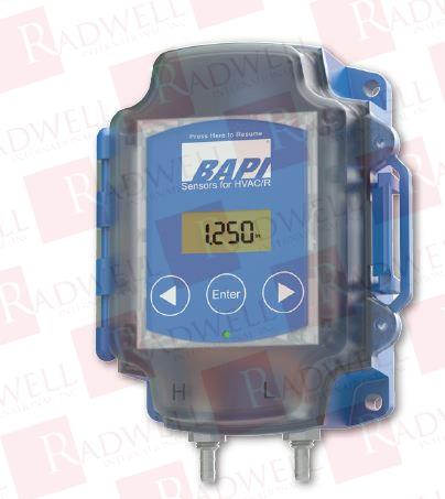 "TOUCH" PRESSURE SENSOR, 0-5 V OUTPUT, 0 TO2" WC PRESSURE RANGE, TOUCH UNIT WITH STATIC TUBE DISPLAY, STANDARD OR LOW RANGE, VDC: 7-40, UV-RESISTANT POLYCARBONATE