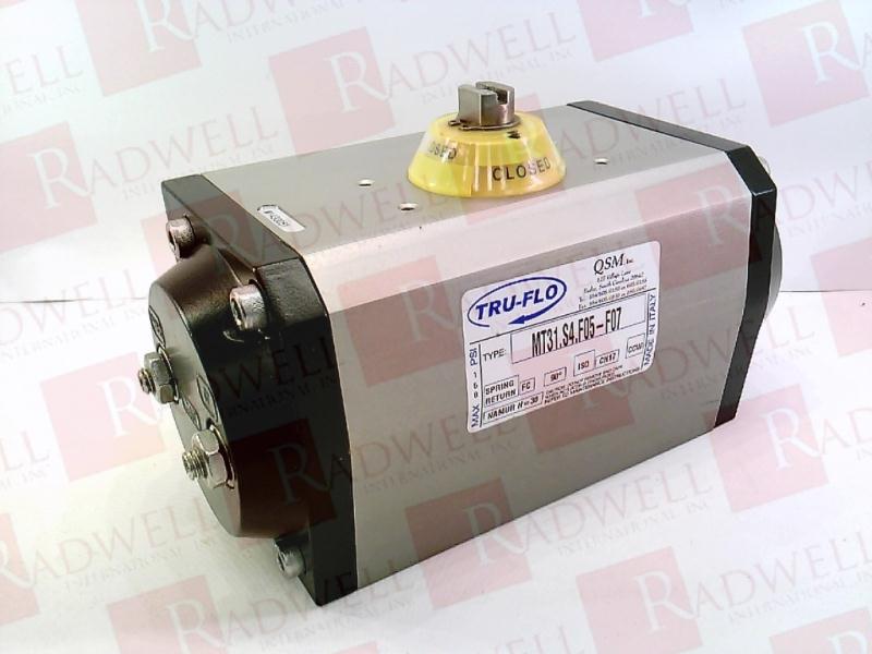 PNEUMATIC ACTUATOR, SPRING RETURN, CCW, 90 DEGREE ROTATION, ANODIZED ALUMINUM