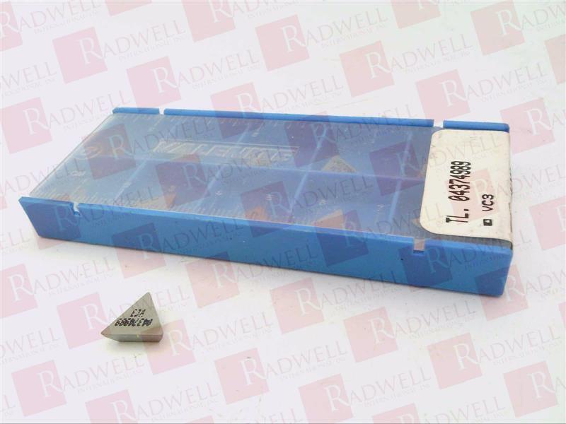 CARBIDE TURNING INSERT, VC3 GRADE, 10/PACK