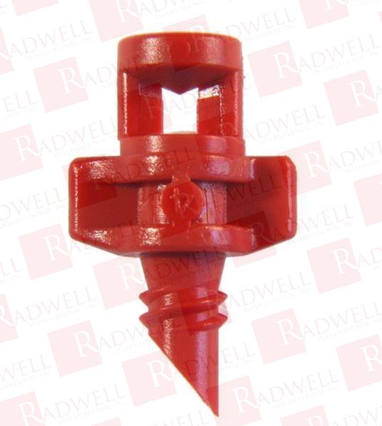SPRAY JET, MICRO, 360DEGREE, RED, 31.4GPH FLOW AT 20PSI, W/ 10/32 THREADED BASE