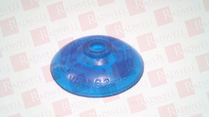  , VACUUM CAP, SILICONE, TRANSPARENT BLUE, 46MMX11MMX8MM