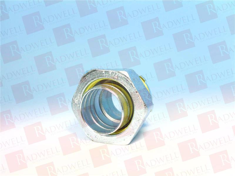 CONNECTOR, STRAIGHT, LIQUIDTIGHT, 1-1/4 IN, UNINSULATED, STEEL/MALLEABLE IRON, 2.438 X 2.438 X 2.188 IN