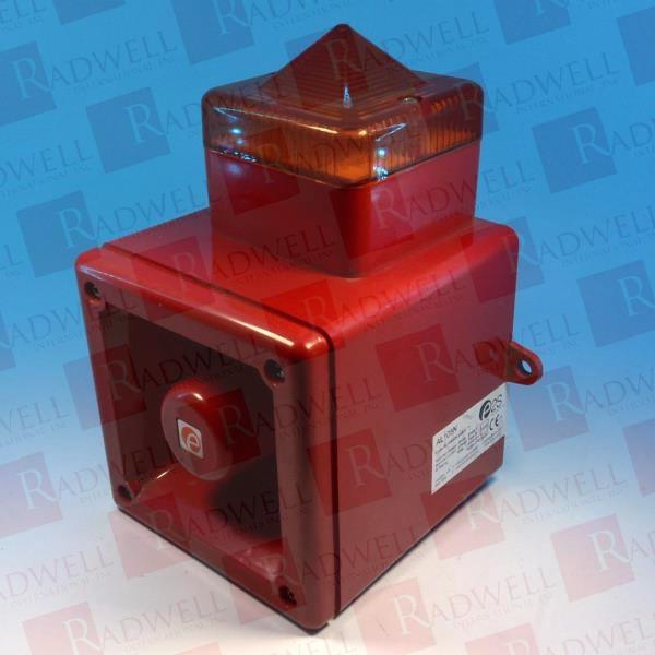 SOUNDER BEACON, 275 MA, 24 VDC, 105DB, AMBER LENS, XENON BULB, FLASHING, WALL MOUNTING, IP55