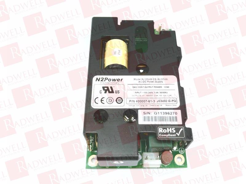 AC/DC POWER SUPPLY DUAL-OUT 48V/12V 2.6A/1A 125W 16-PIN