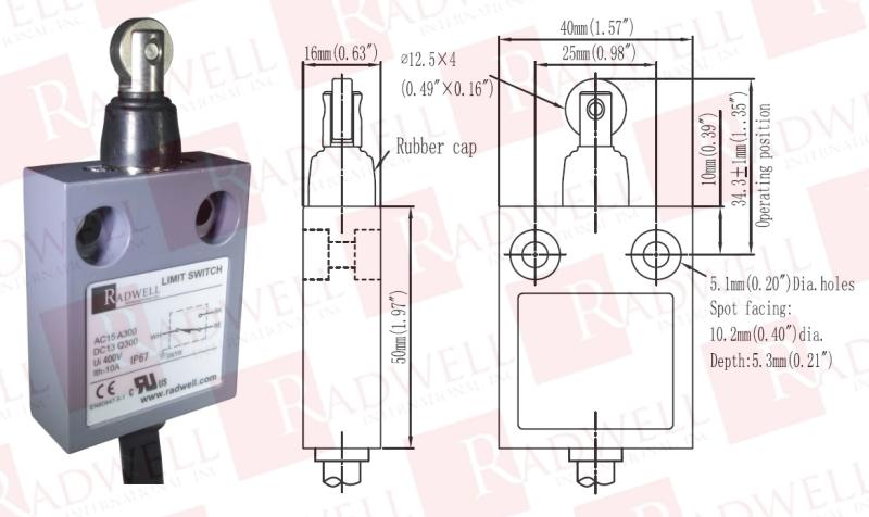 RADWELL VERIFIED SUBSTITUTE 914CE3115SUB