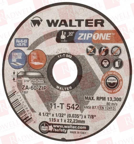 WALTER SURFACE TECHNOLOGIES 11T542