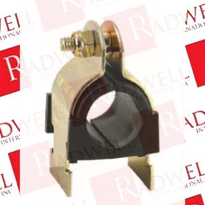 CUSHIONED CLAMP, STANDARD TEMP, STEEL, 1/2 INCH TUBE SIZE