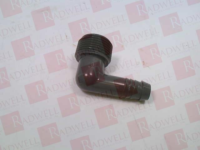 3/4 IN MALE NPT, 1/2 IN BARB ELBOW