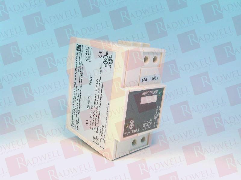 INVENSYS TE10A/16A/200V/0V10/PA/ENG/-/-/NOFUSE/-//00